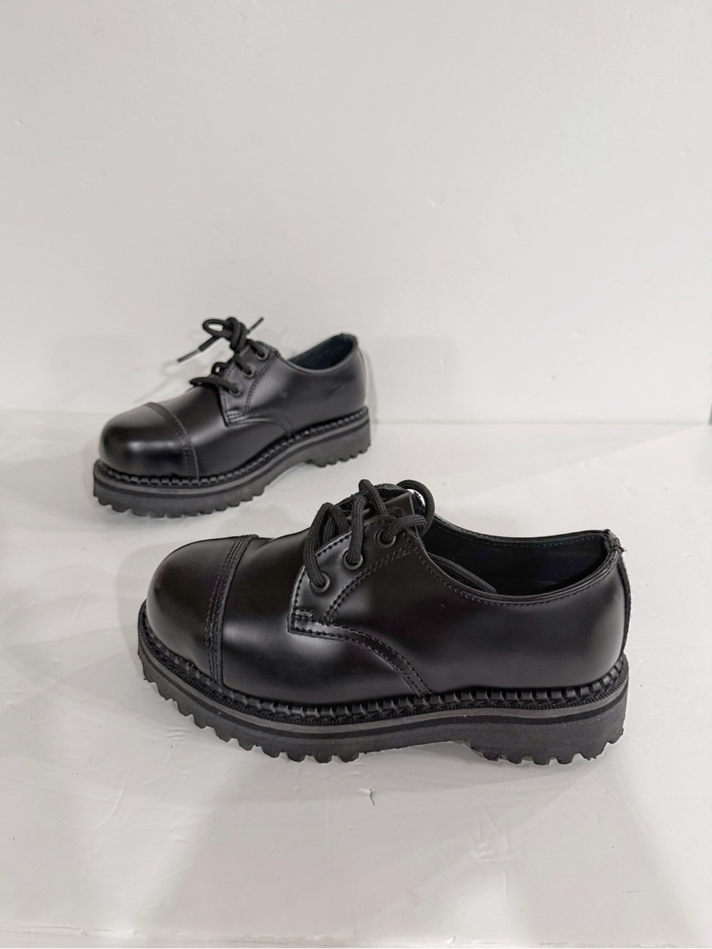 Demonia Women 7 Men 5 Black Platform Oxford Lace Up Lug Sole Goth Punk Y2K Shoes